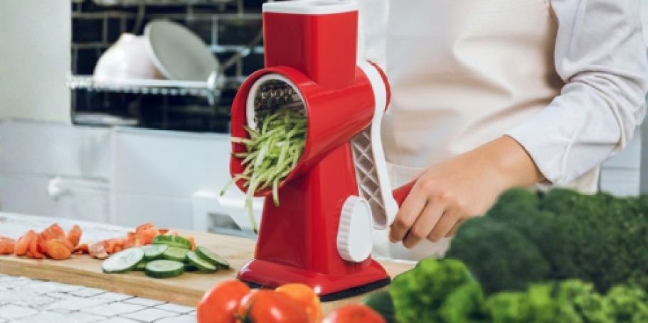 Rotary Cheese Graters from $13.99 on Amazon (Shreds Veggies Too!)