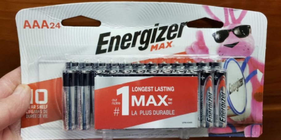 Energizer Max Batteries 24-Pack Only $7.99 Shipped (Reg. $20)