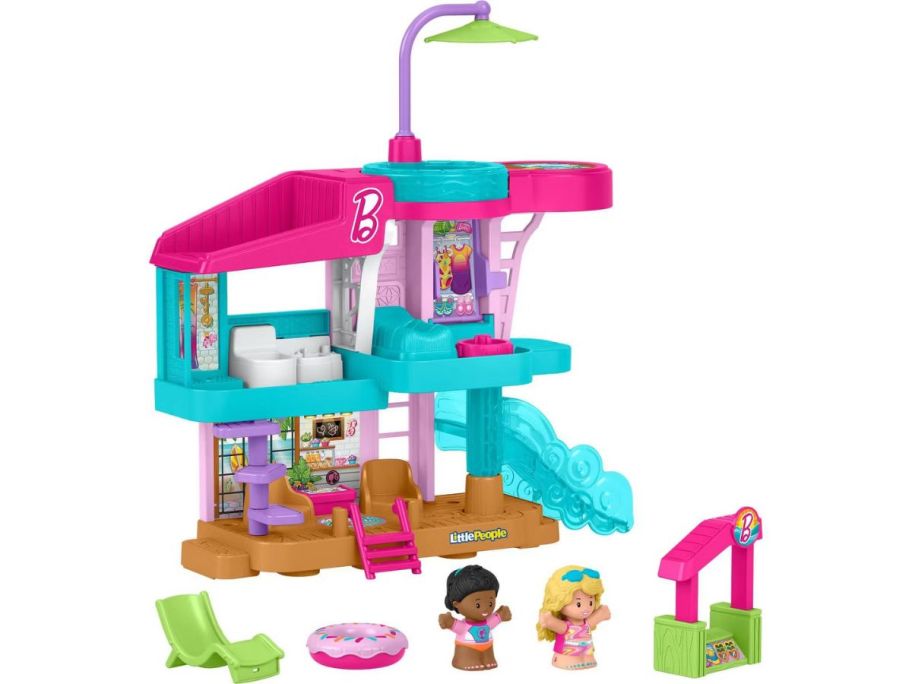 Stock image of a Little People Barbie Beach House