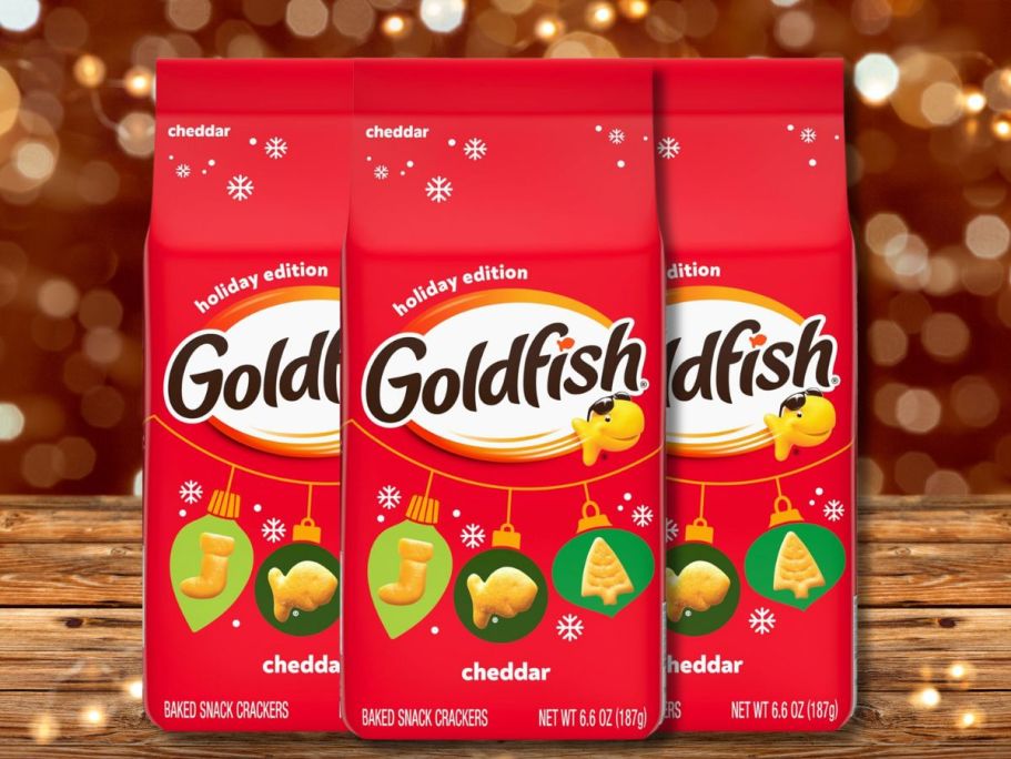 NEW Goldfish Holiday Crackers Just $1.95 on Amazon + More