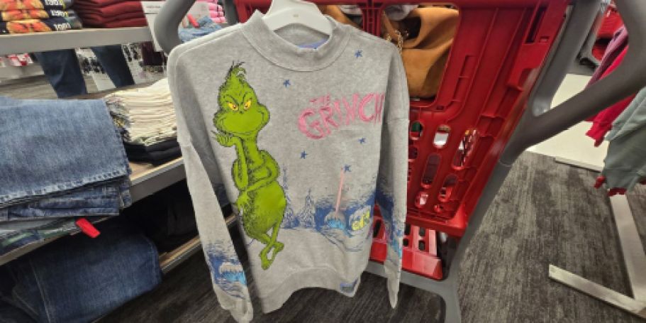 40% Off Target Character Sweatshirts – Grinch, Wicked, Snoopy & More