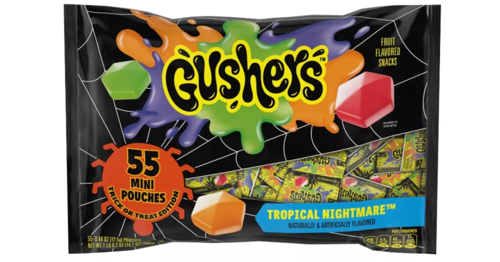 bag of Gushers mini pouches