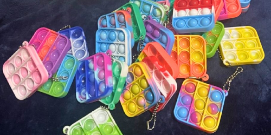Pop Fidget Keychain Toys 30-Pack Only $4.55 on Amazon | Halloween Candy Alternative