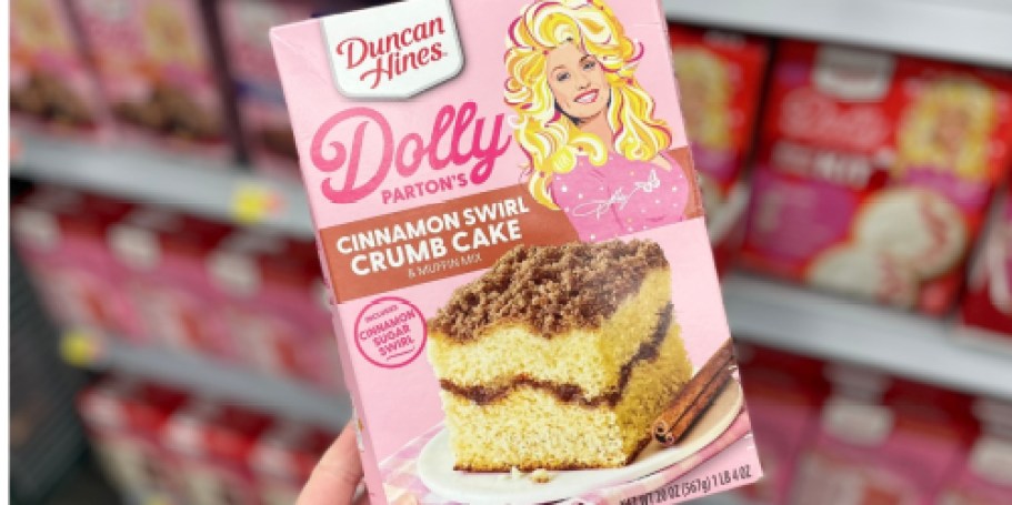 Duncan Hines Dolly Parton Cinnamon Swirl Crumb Cake & Muffin Mix Just $1.88 Shipped on Amazon