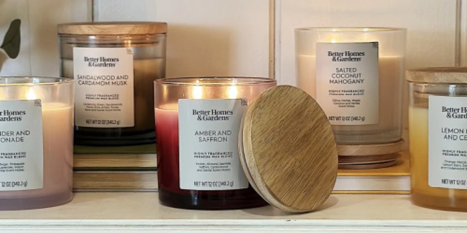 Better Homes and Gardens 2-Wick Candles JUST $5 on Walmart.com