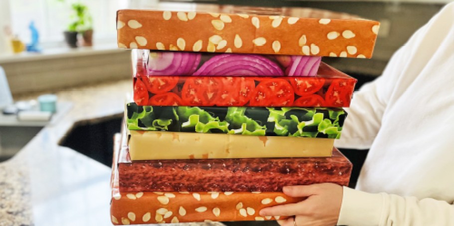 Burger Wrapping Paper Back in Stock on Amazon (So Much Cooler Than Plain Paper!)