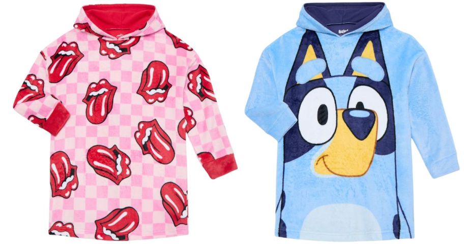 two kids Hooded Cozy Sleepers