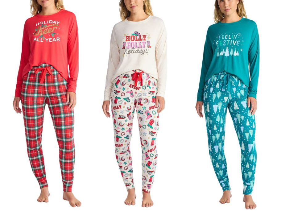 Women’s Christmas Pajama Sets JUST $10 on Walmart.com (Regularly $20)