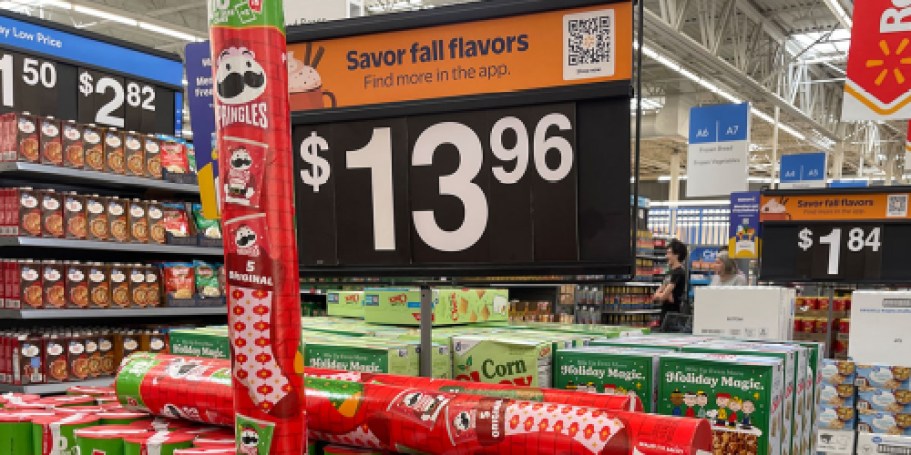 JUMBO Pringles Holiday Tube Only $13.96 at Walmart!