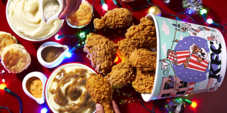 KFC’s New $25 Festive Feast Includes a 3-Flavor Gravy Flight