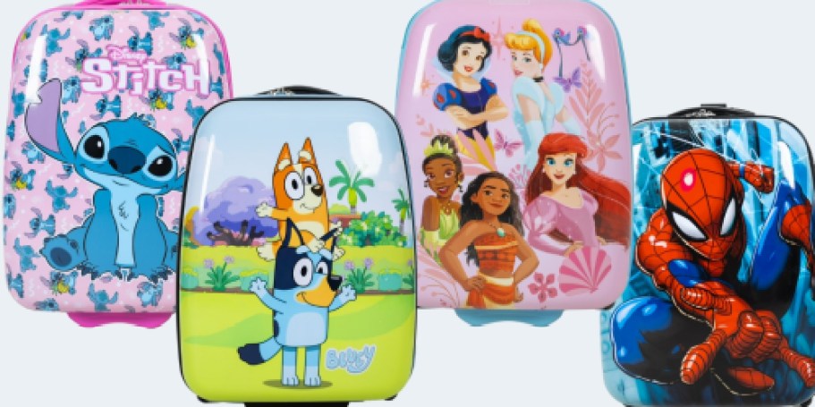 Kids Character Hardside Luggage Only $29 on Walmart.com (Reg. $80)