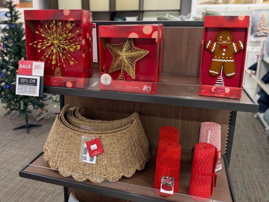 Christmas tree accessories at Kohl's