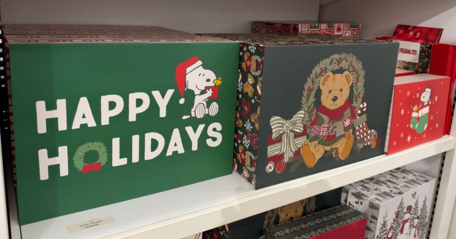 Christmas Paper Boxes at Kohl's