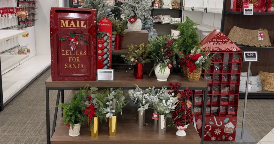 Christmas Decor on display at Kohl's