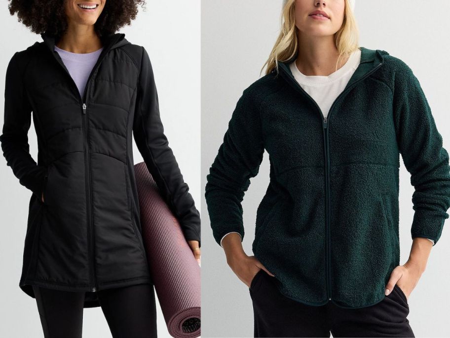 Kohls tek gear jackets two different styles and colors