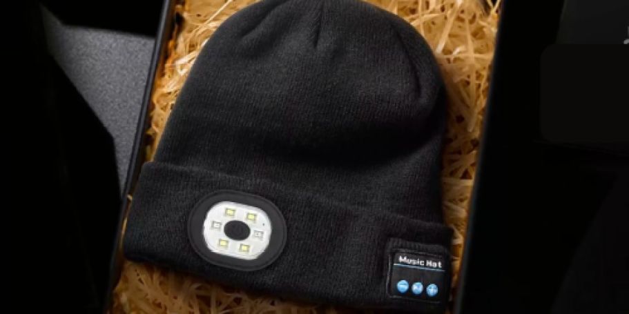 Rechargeable LED Beanie w/ Bluetooth Just $9.49 on Amazon | Listen to Music, Take Calls & More