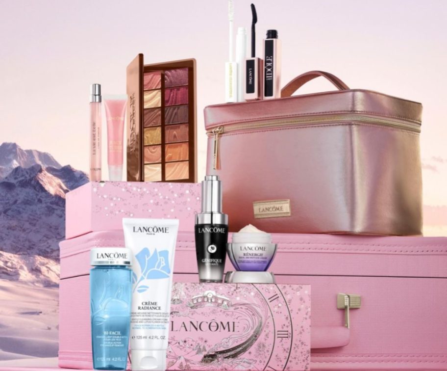 Lancôme 2025 Holiday Beauty Box w/ Train Case