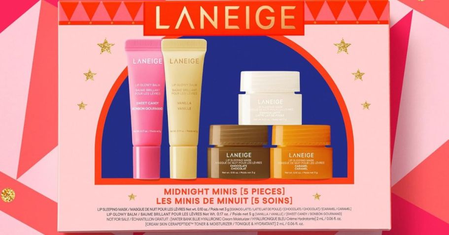Laneige 5-Piece Lip Care Set Only $15.96 Shipped on Amazon ($30 Value!)