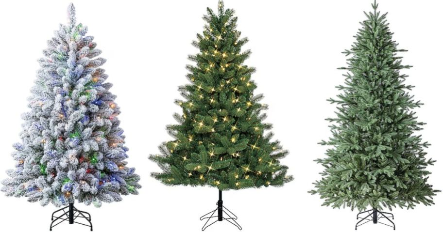 Stock images of 3 Lowes Christmas Trees