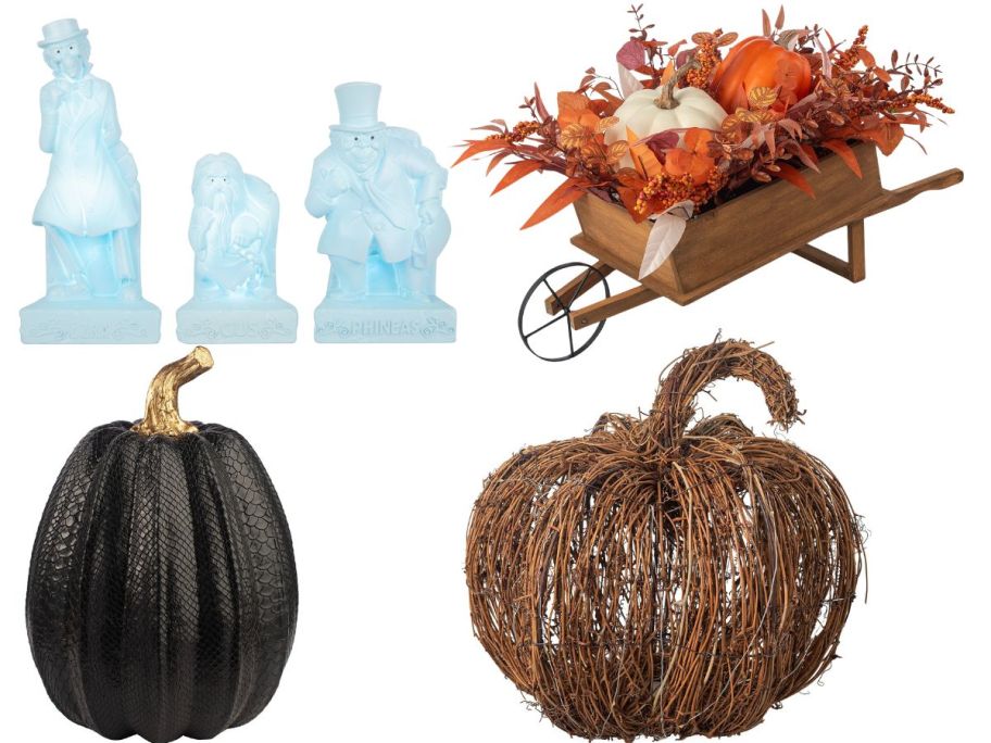 four different items from Lowes Halloween sale