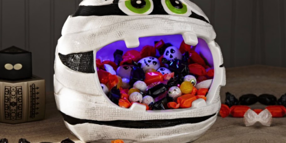 HUGE Sam’s Club Halloween Decor Sale: Pre-Lit Candy Bowl Under $10