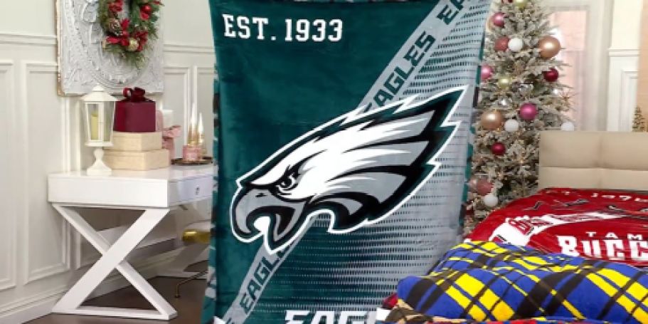 Reversible NFL Fleece & Sherpa Oversized Throws from $37 Shipped (Reg. $73)