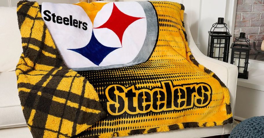 Reversible NFL Fleece & Sherpa Oversized Throws from $29.99 Shipped (Reg. $73)