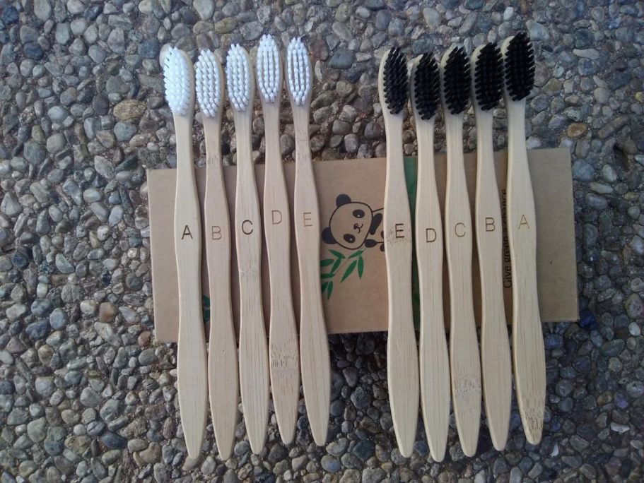 Bamboo Toothbrush 10-Pack Only $3 Shipped on Amazon – Just 25¢ Per Brush!