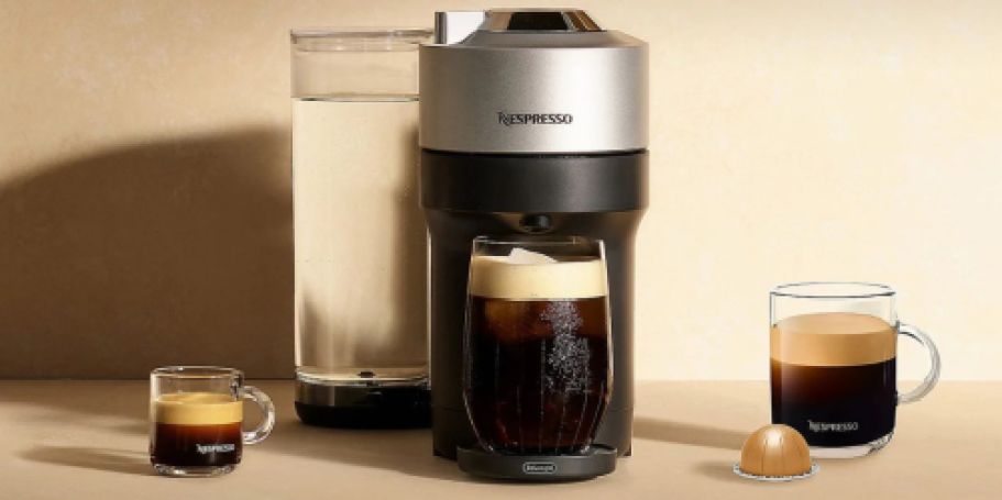 Nespresso Vertuo Pop+ Deluxe Coffee Maker w/ Free Pods from $79.98 Shipped (Reg. $149)