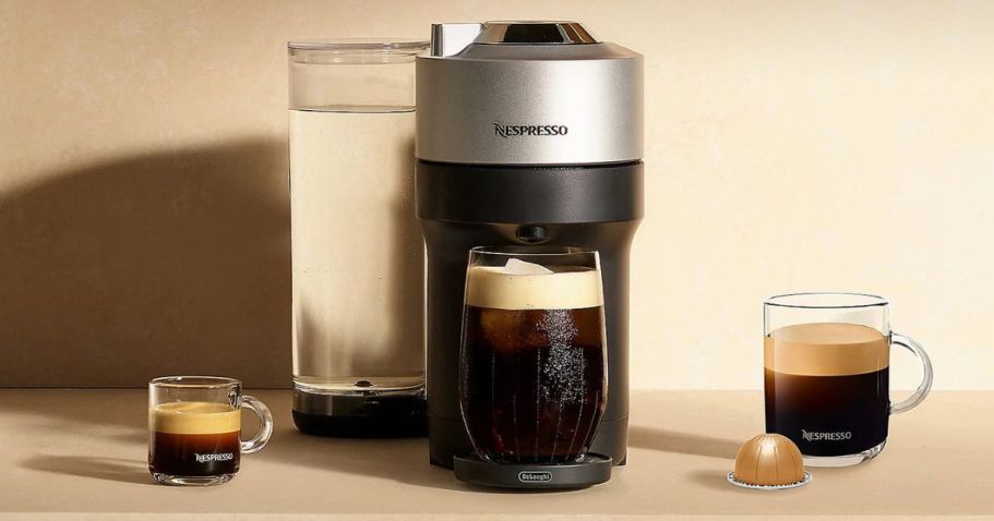 Nespresso Vertuo Pop+ Deluxe Coffee Maker w/ Free Pods from $79.98 Shipped (Reg. $149)
