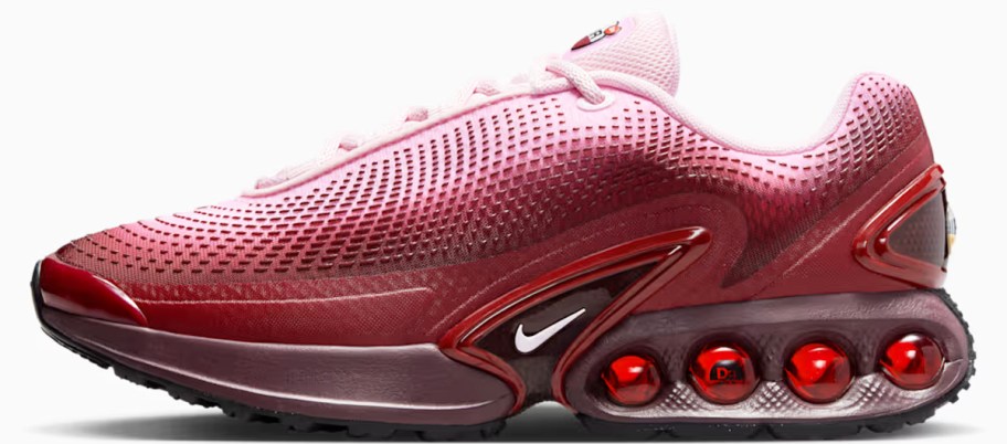 red nike training shoe