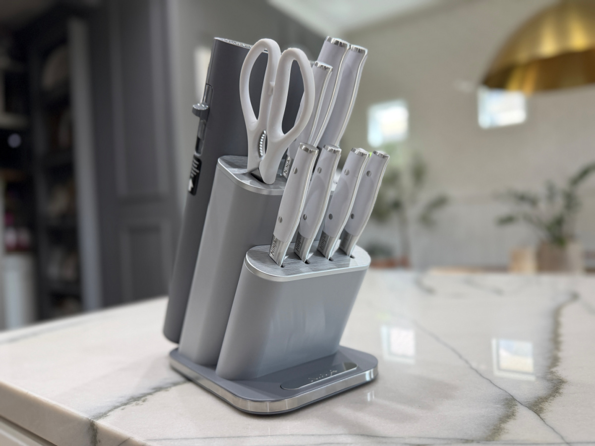 キッチン家電 Hayakawa nickel silver WOW! $50 Off the NEW Ninja 10-Piece German Steel Knife Set + Free
