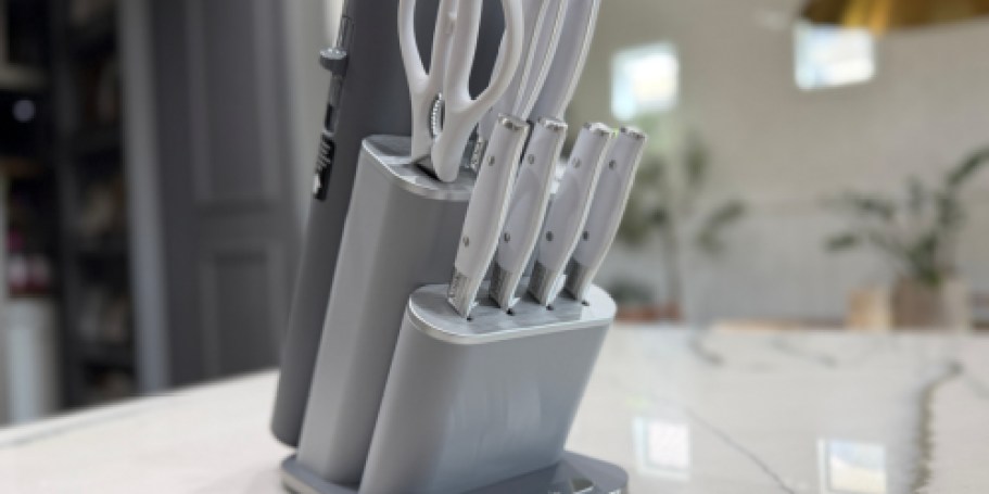 WOW! $50 Off the NEW Ninja 10-Piece German Steel Knife Set + Free Shipping (Lina Loves Hers!)