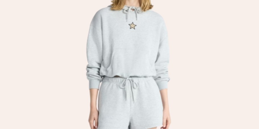 Trendy Hoodie & Shorts Lounge Set UNDER $10 on Walmart.com