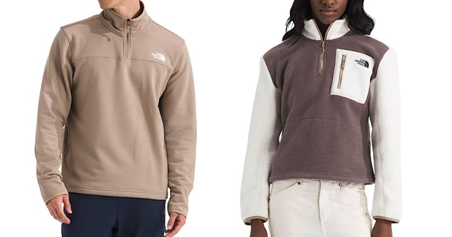 North face jackets for women and men 