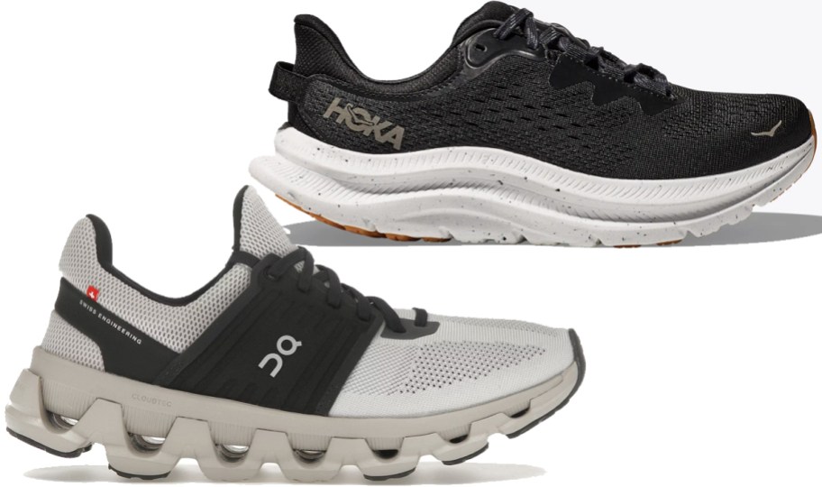 on and hoka running shoes