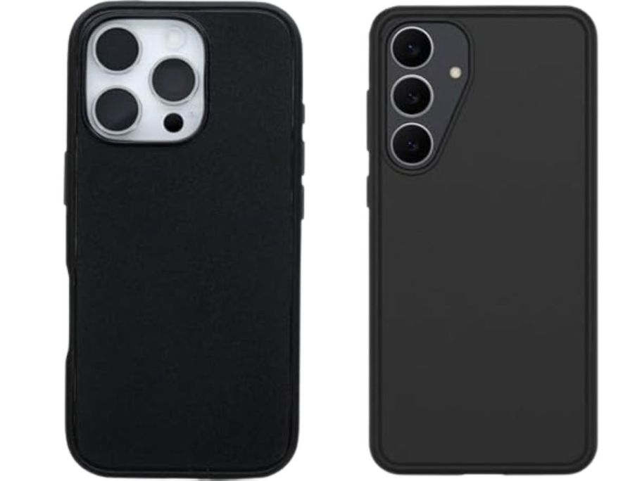 OtterBox iPhone 16 Pro Symmetry Series Case and Samsung Galaxy S25 FE Symmetry Series Case