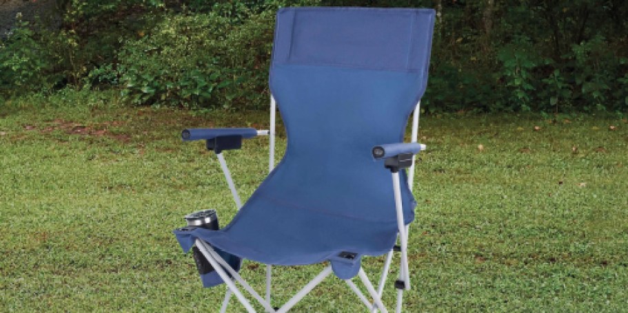 Ozark Trail Hard Arm Camp Chairs w/ Cupholders Only $11 on Walmart.com (Reg. $20)