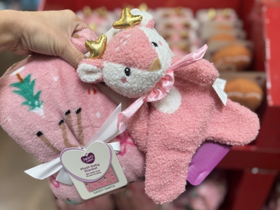 parents choice lovie plush toy and blanket at walmart