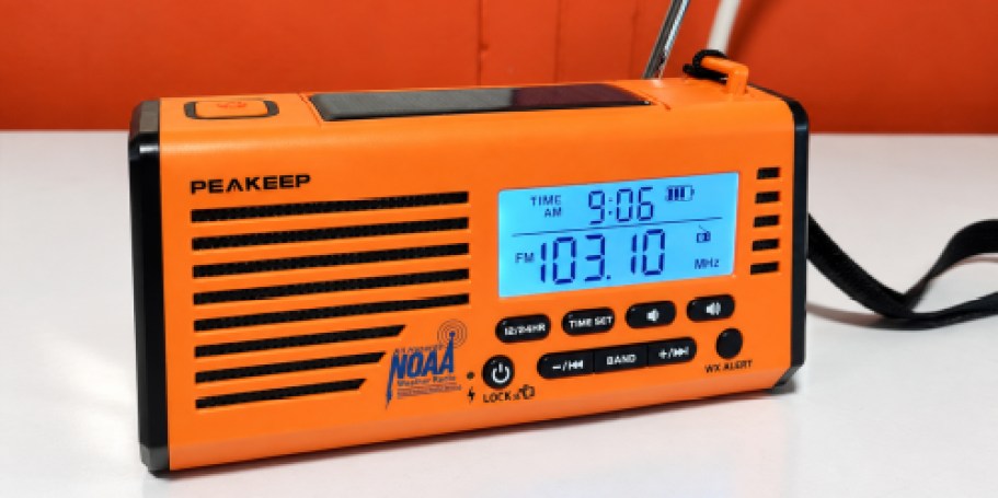 Emergency Weather Radio w/ Flashlight Only $17.99 Shipped for Amazon Prime Members (Reg. $32)