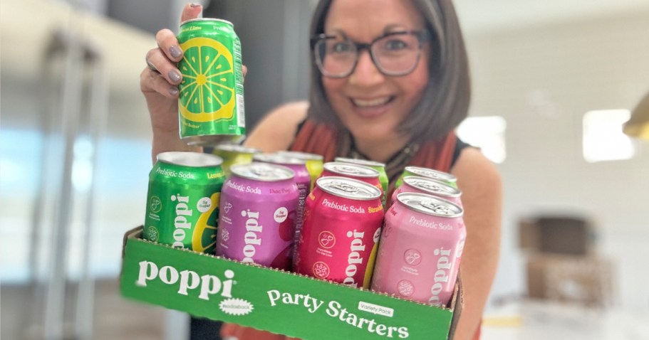 Poppi Soda 12-Packs from $11.89 Shipped on Amazon (Reg. $24) – Lots of Flavors!