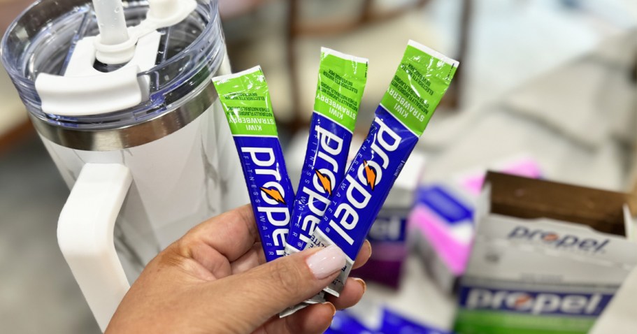 Propel Powder Drink Mix 32-Pack Only $11.63 Shipped for Prime Members (Just 36¢ Each)