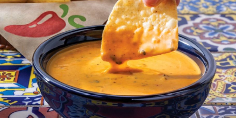 Chili’s Rewards Members Get Free Chips & Queso w/ Adult Entree Purchase