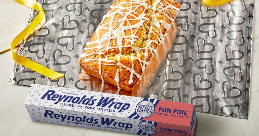 NEW Reynolds Wrap Heart Print Foil Just $5 on Walmart.com