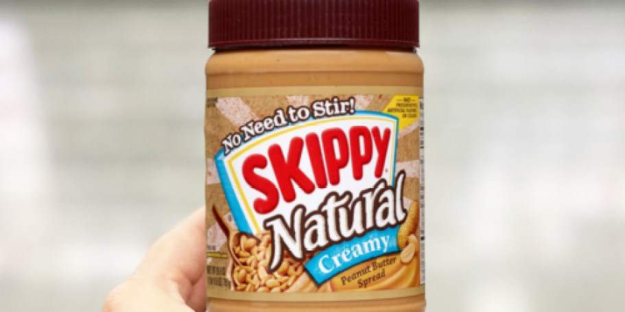 Skippy Natural Peanut Butter Only $2.61 Shipped on Amazon (Reg. $6)