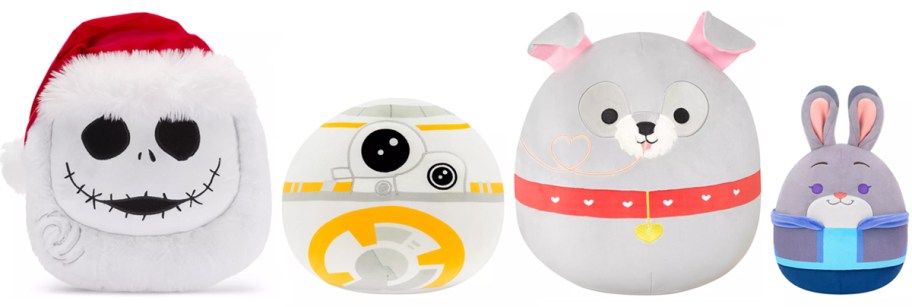 Santa Jack Skellington Figural, BB-8 Squishmallows, Tramp Squishmallows, Zootopia 2 Judy Hopps Squishmallows Plush