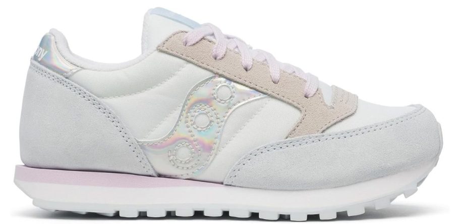 Saucony sneakers in white and pink 