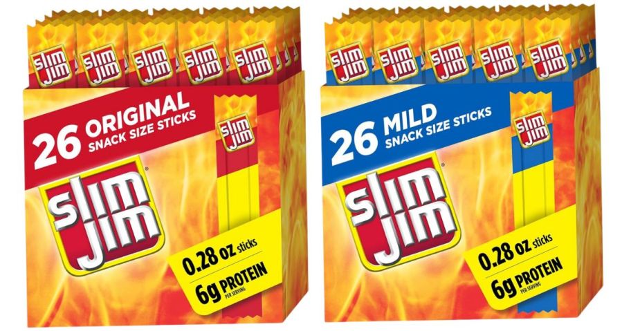 Slim Jim Snack Size 26-Count Original and Mild