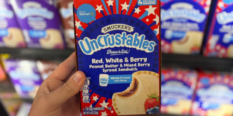 Festive Red, White, & Berry Smucker’s Uncrustables Spotted at Walmart