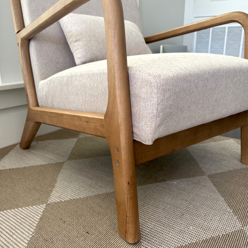 solid wood dining chair